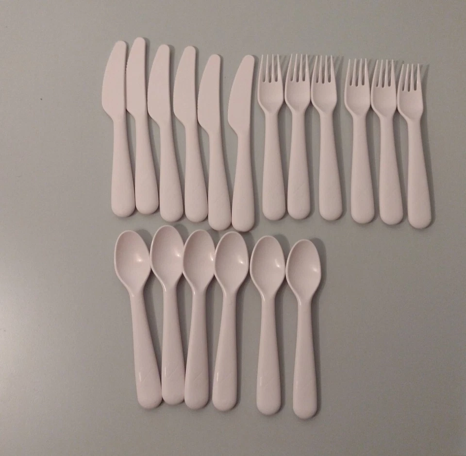 IKEA Kinder Besteck KALAS 18-tlg. Farben 6 Farben wählbar oder gemischt - Bild 4 von 4