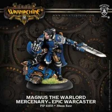 Warmachine MAGNUS THE WARLORD Mercenaries PIP 41033 Privateer Press