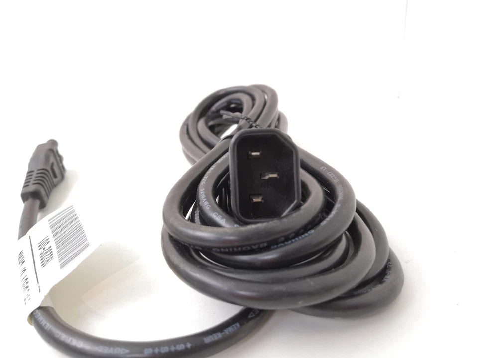 HP 192292-001 Verlängerung C5 Notebook Stecker auf C14 Kaltgeräte Stromkabel 3m - Bild 2 von 4