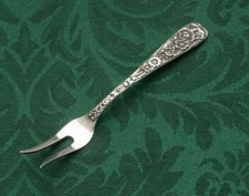 Repousse by S Kirk & Son Sterling Silver Lemon Fork 4.5"