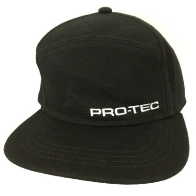 Pro Tec Cap Skateboard Helmet Pads Spell Out Snap Back Logo Baseball Trucker Hat