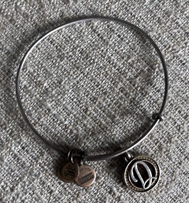 Alex Ani “D” Initial Charm Bangle Bracelet