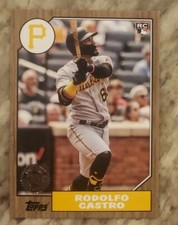 2022 Topps Series 1 Rodolfo Castro Rookie 1987 35th Anniversary Gold  37/75