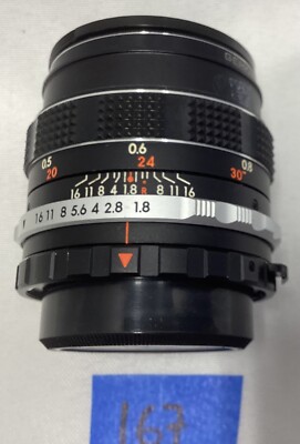 VINTAGE AUTO MIRANDA EC 1:1.8 f = 50mm CAMERA LENS With UV Filter