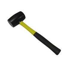 Rubber Mallet Hammer Fibreglass Handle (8oz - 32oz Soft Grip Paving Tiling Tool)