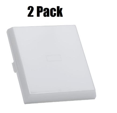 (2) Broan Nutone Bathroom Vent Fan Light Lens Cover Bath Replacement ...