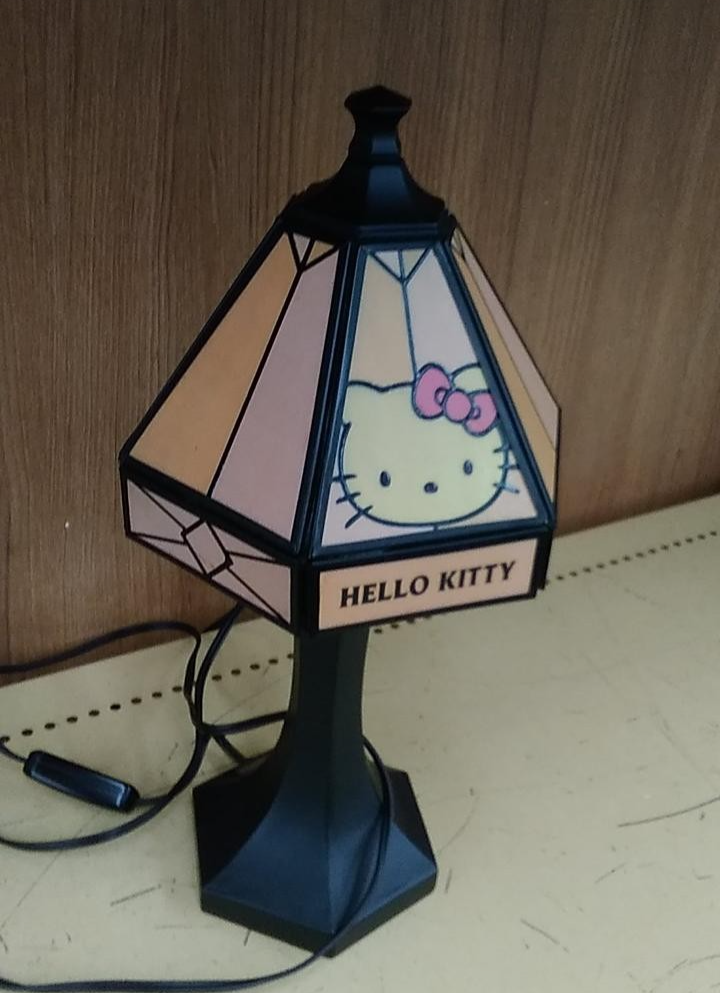 Sanrio Hello Kitty Table Light Electric Stand in 2001 Vintage Used