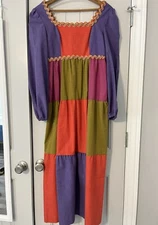 Vintage Young Edwardian Dress Size 13  1970's Renaissance