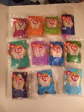 Ty Teenie Beanie Babies McDonalds 1998 Happy Meal Toys lot of 11