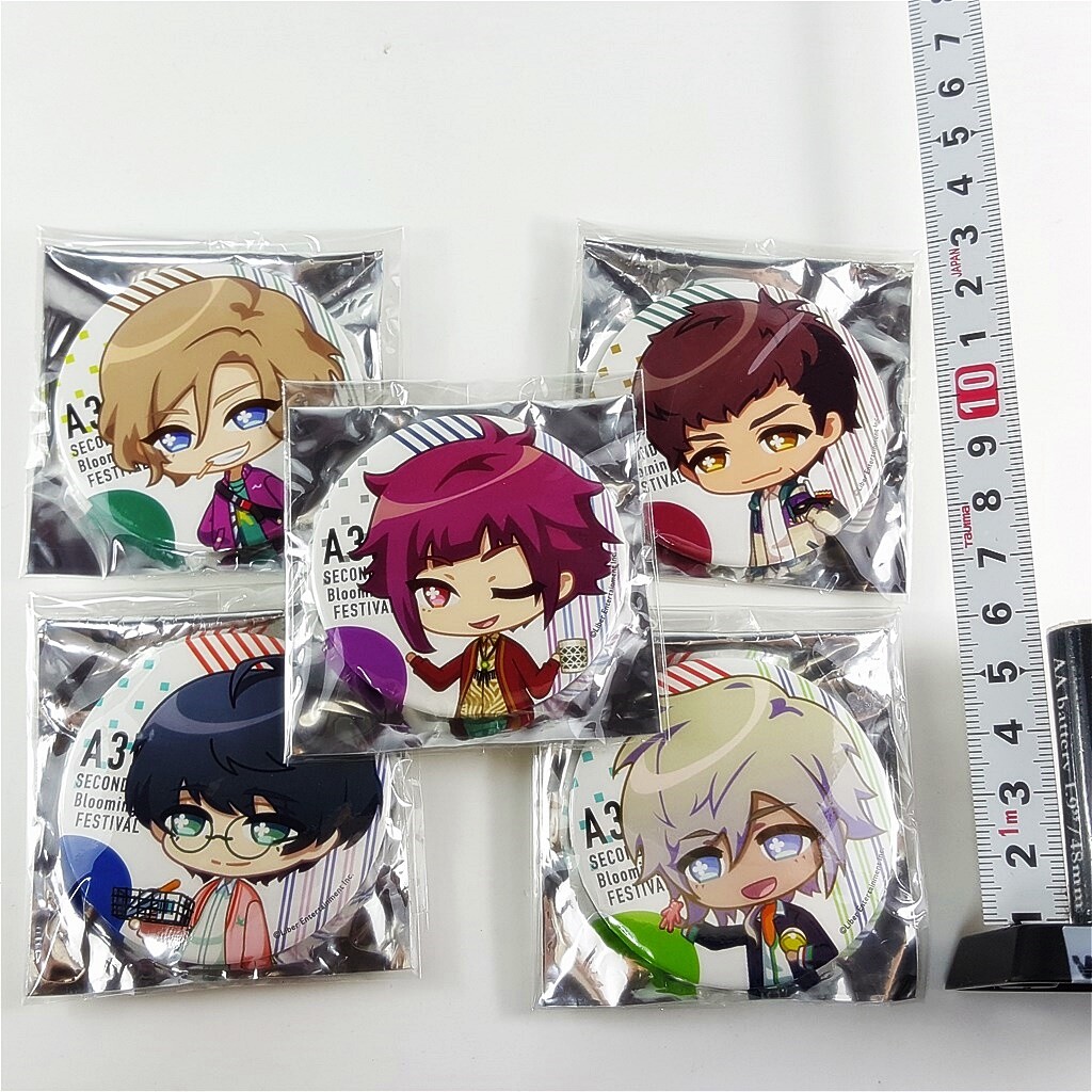 A3! Second Blooming Festival Trading Can Badge Set Anime Toy