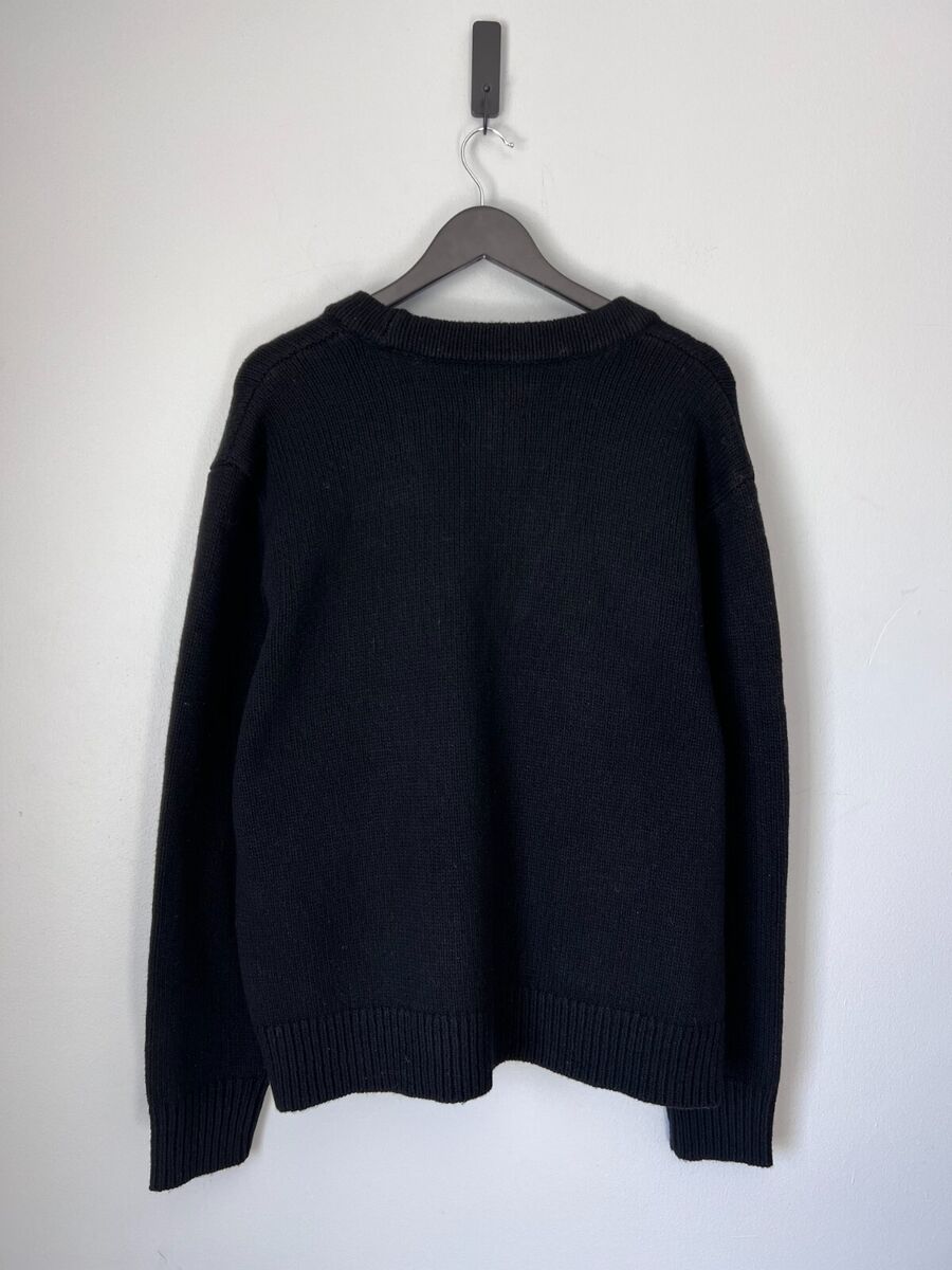 Denim Tears Stussy Suits Cardigan - Size Large - Black - NEW Denim Tears Stussy Suits Cardigan - Size Large - Black - NEW