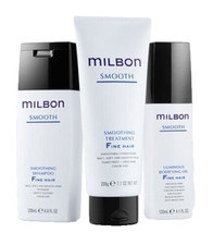 Milbon Smoothing Fine Hair Shampoo 200ml  Treatment 200g  Bodifying Oil 120ml