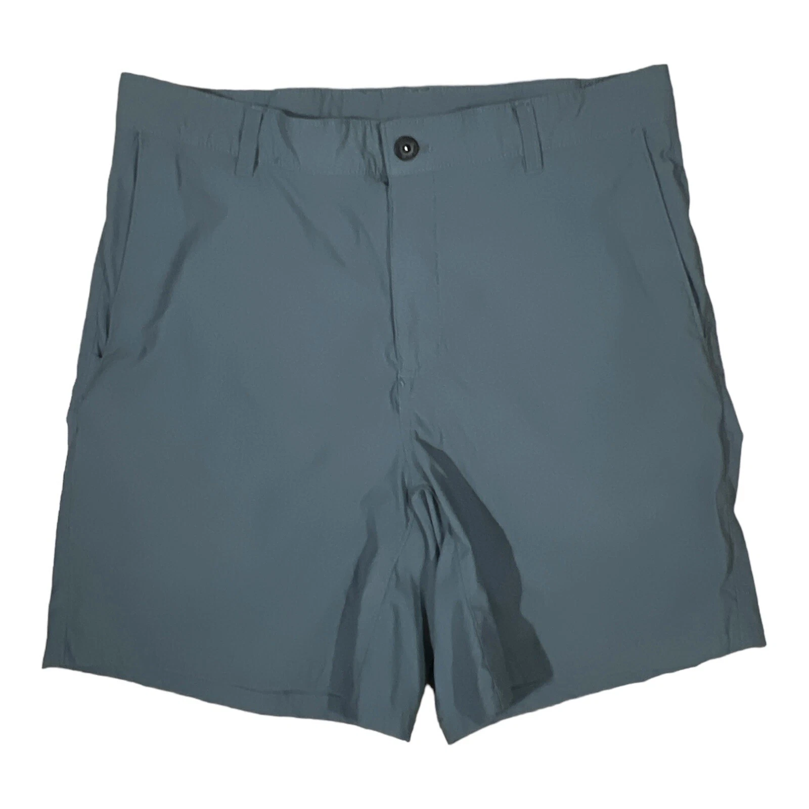 North Face Shorts Mens 34 Chino Casual Outdoors Hiking Pockets Blue Stretch Camp