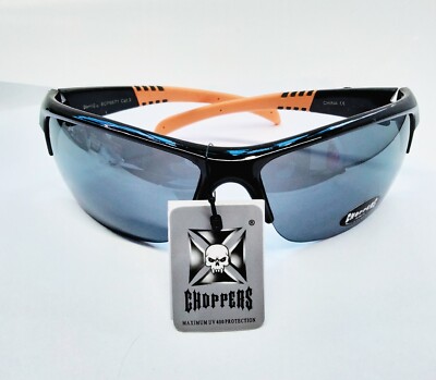 Choppers Sunglasses Square.  With Orange Legs 