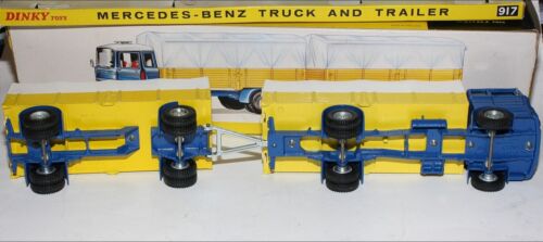 Camión y remolque Inky 917 Mercedes-Benz, muy bueno en buena caja original - Imagen 2 de 12