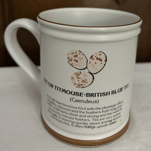 Denby Coffee Mug John Motland Birds British Bluetit Titmouse - Picture 2 of 4