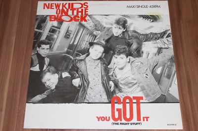 New Kids On The Block   You Got It (The Right Stuff) (Vinyl 12'') (CBS 653169 6)