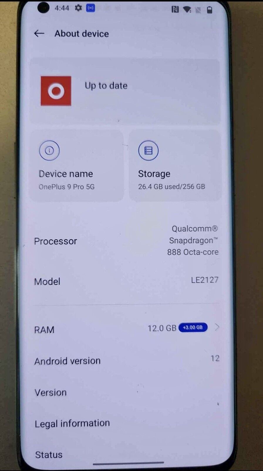 OnePlus 9 Pro - 256GB - Morning Mist (Unlocked) (Single SIM) for 