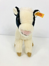 Steiff Plush Cow Lieschen Black White