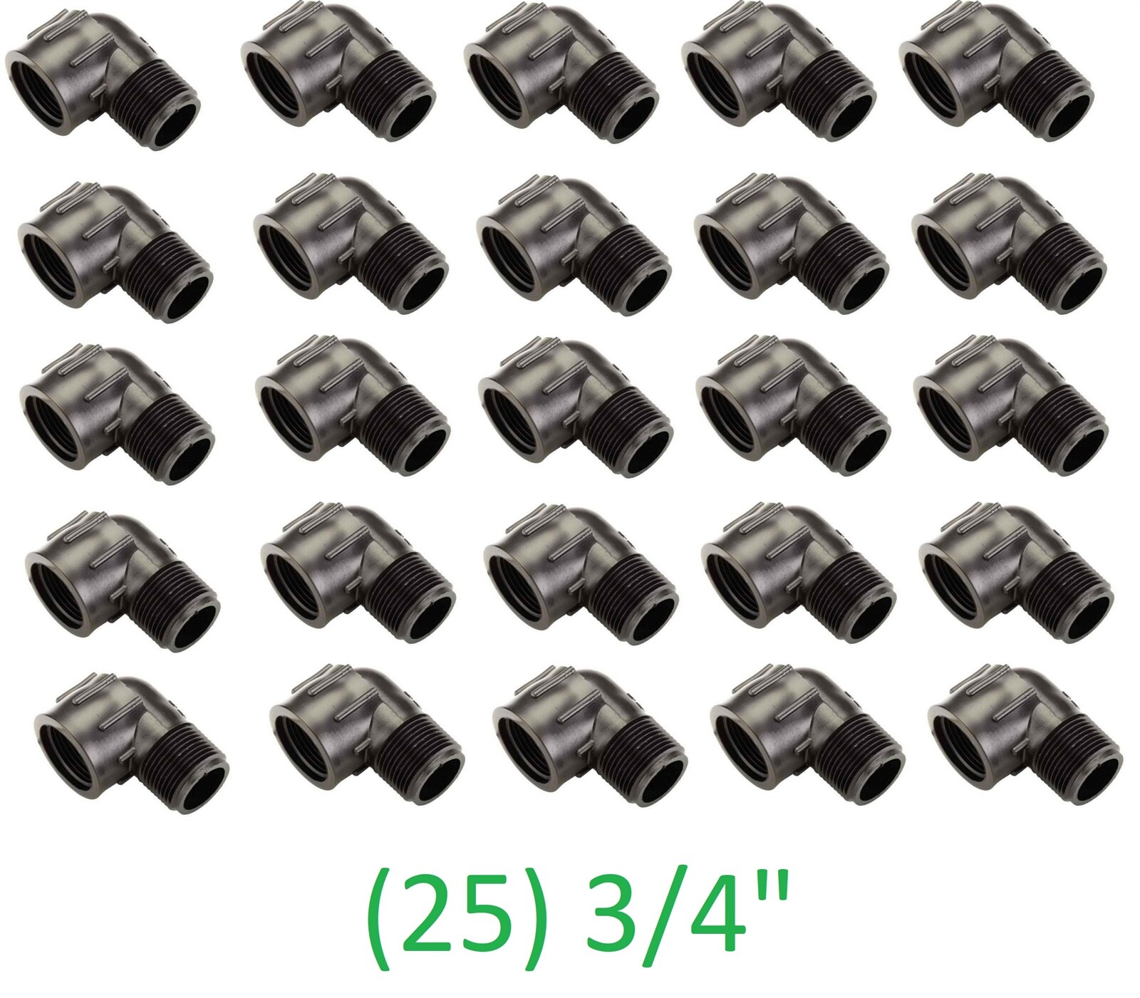 25 Pack Irrigation Contractor Sprinkler 3/4' Marlex 90° Elbow for Swing Joints eBay