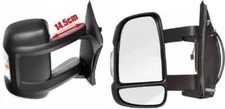 Fits Fiat Ducato 2006 - 2024 Complete Wing Mirror Unit Medium Arm UK Left Side 