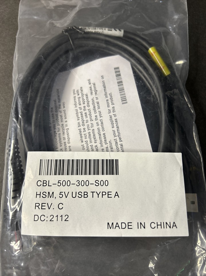Buy The Honeywell Cable 1200/1300/1900 RS232 5V 3M CLD BLK ( CBL 020 300 C00 ) O - Foto 4