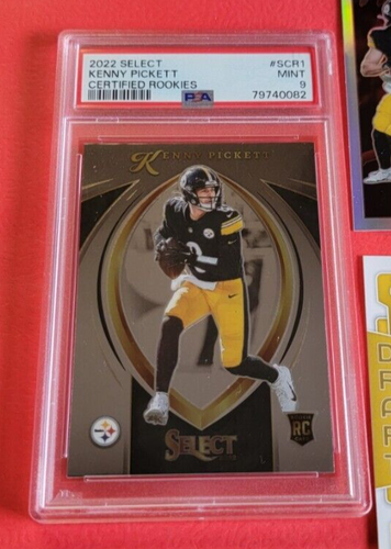 KNY PICKETT SCHEDA ROOKIE SELEZIONATA PSA NUOVA DI ZECCA 9+'22 R&S THRILLERS PRIZM +1 STEELERS - Foto 2 di 7