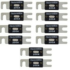 200 Amp 200A Fuse The Install Bay ANL200 High Quality Nickel Plated 10/pack 