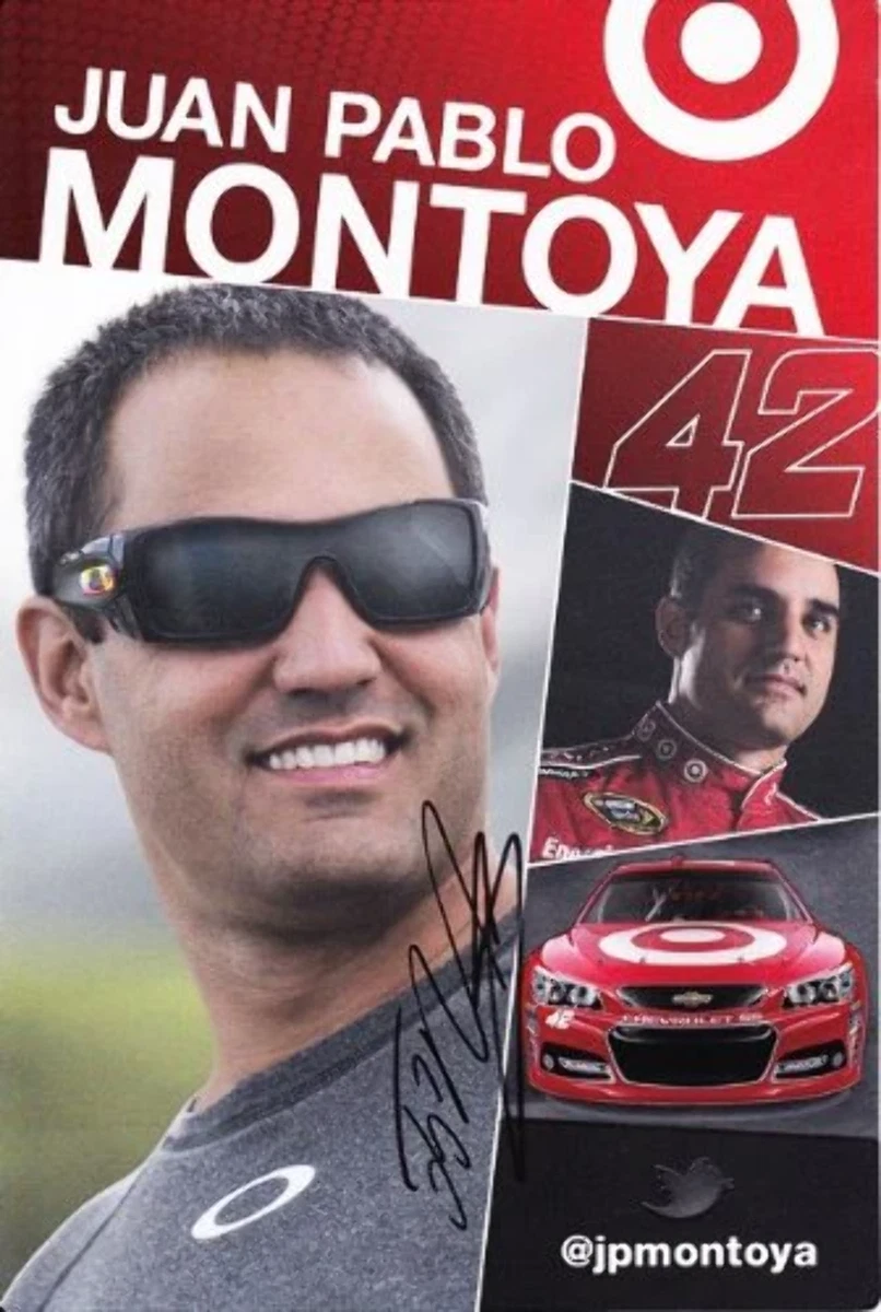 Photo Dédicacée Juan Pablo Montoya – Autographe F1, Indy, Le Mans (2023)