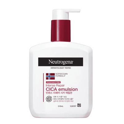 Neutrogena Organic Korean Intense Repair Cica Emulsion Fragrance Free 310ml