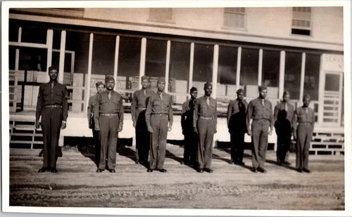 Vtg WW2 Photo African American Soldiers US Army 365th Infantry Medical Det.