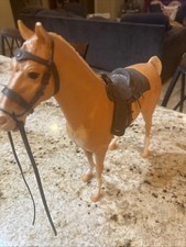 VINTAGE MARX JOHNNY WEST HORSE THUNDERBOLT WITH ACCESSORIES MARX 1960s