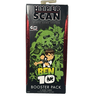 HYPER SCAN Ben 10 Booster Pack 6 Game Cards Video Game Cartoon Network Mattel 06