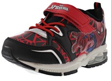 SPIDER-MAN TODDLER BOYS HOOK LOOP 0SPF380 LIGHTED ATHLETIC SNEAKER