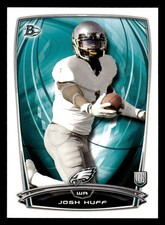 2014 Bowman #7 Josh Huff Rookies Rookie Card Philadelphia Eagles. rookie card picture