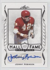 2021 Leaf Signature Hall of Fame Auto Johnny Robinson #HOF-JR1 Auto HOF