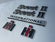 International Scout 2 - 7 Emblem Badge Set Car Pickup Truck Metal Badge Fits Ih International Scout 2 - 7 Emblem Badge Set Car Pickup Truck Metal Badge Fits Ih