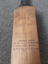 Full Size Signed Cricket Bat Ashes Australia 1958/59 Colin Cowdry OPEN TO OFFERS