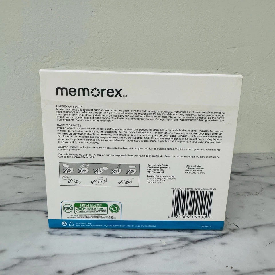 Memorex CD-R 10PK/Paq 40X 700mb 80 Min - Image 2 of 4