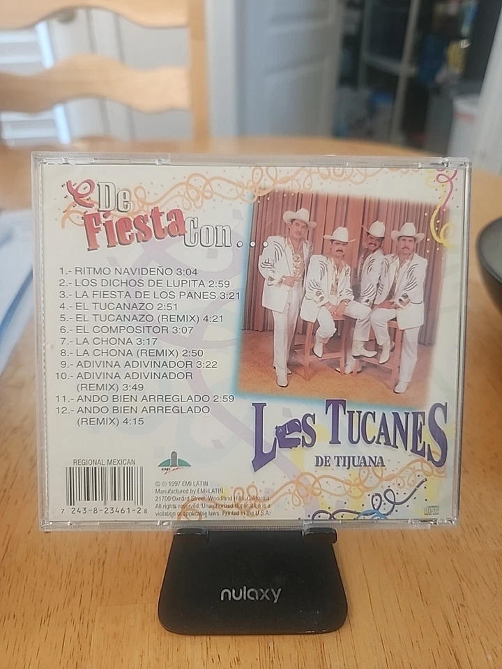 Los Tucanes De Tijuana - De Fiesta Con... CD 1997 EMI Latin - Image 3 of 4