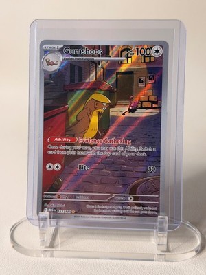 Gumshoos 153/132 Illustration Rare Mega Evolution Pokemon Near Mint