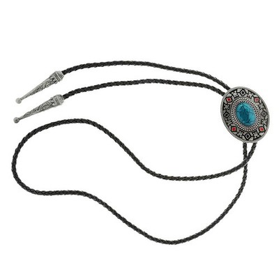 Aztekische Indische Kunst Totem Bolo Krawatte Western Cowboy Rodeo