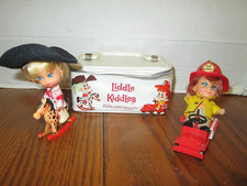 Mattel Liddle Kiddles Carrying Case with Bunson Bernie & Calamity Jiddle * 1965