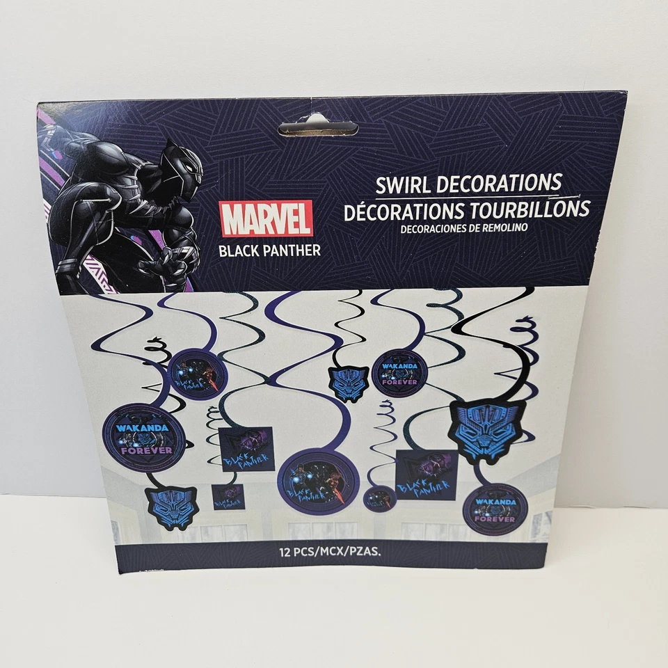 Lot of Black Panther Wakanda Birthday Party Supplies and Decorations - NEW - Image 3 of 4