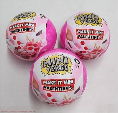 LOT OF 3!!!! MGA's Miniverse Make It Mini Valentine's