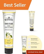 Natural Moisturizing Hand Cream, 3.3oz Hydrating Shea Butter Lemon Scent