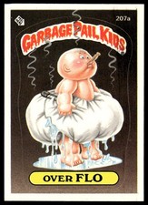 Garbage Pail Kids Series 6 1986 #207a Over Flo