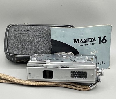 Vintage Mamiya 16 Automatic Spy Camera w Case And Manual - Winds And Fires