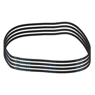 4pcs HTD-3M Rubber Timing Belt 203 Teeth, 609mm Pitch Length x 6mm Width