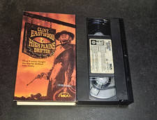 High Plains Drifter VHS, 1982 Clint Eastwood Western Rare MCA Rainbow Release